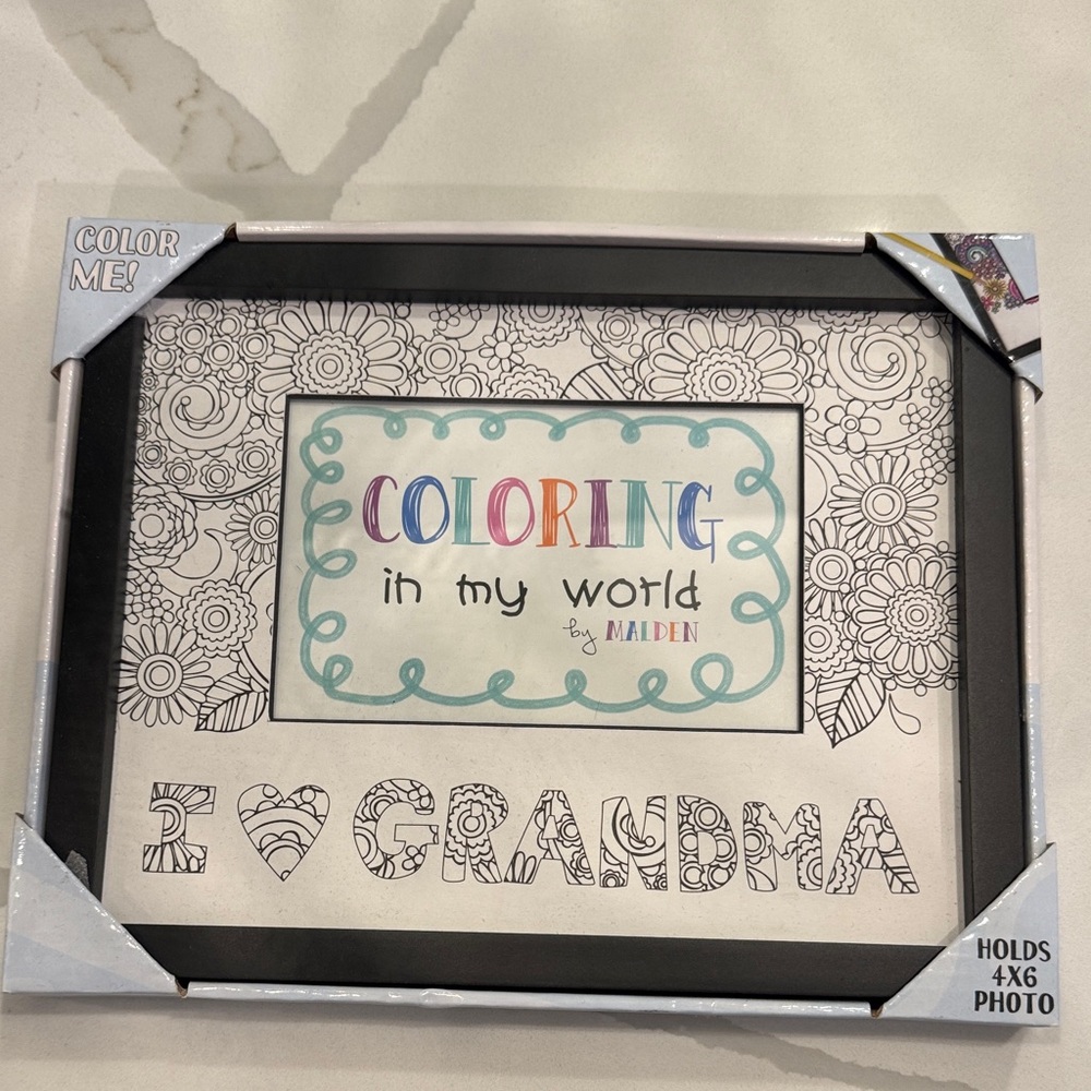 Malden Color Me Photo Frame with Black Border